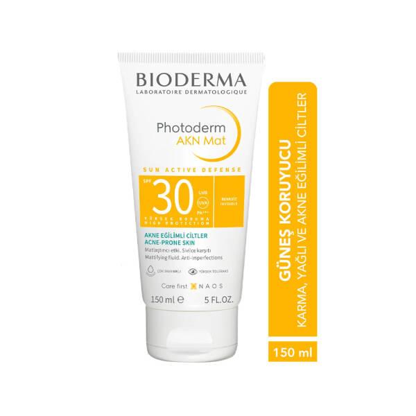 Bioderma Photoderm AKN Mat SPF30 - Oil Control Sunscreen | 150ml
