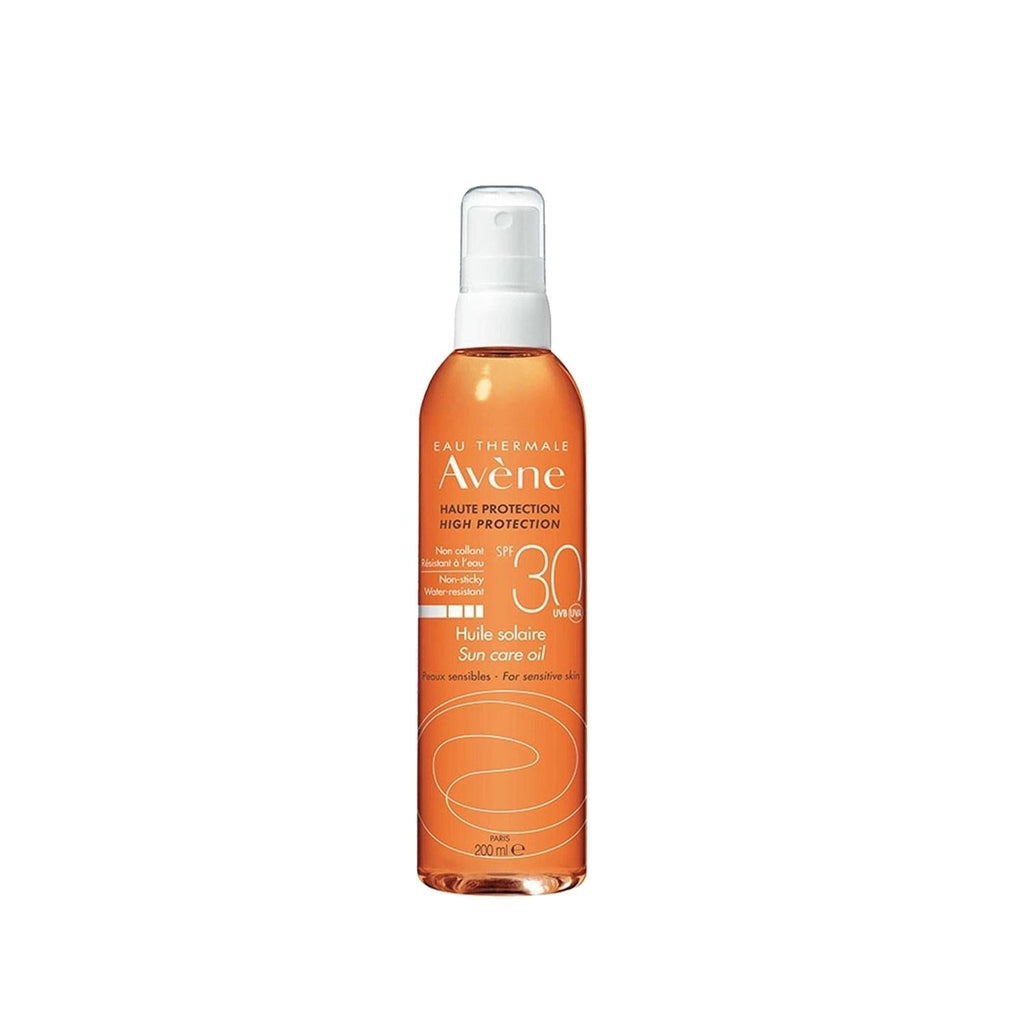 Avene SPF 30+ Sunscreen Oil Spray - Water-Resistant, Non-Greasy Sun Protection for Sensitive Skin