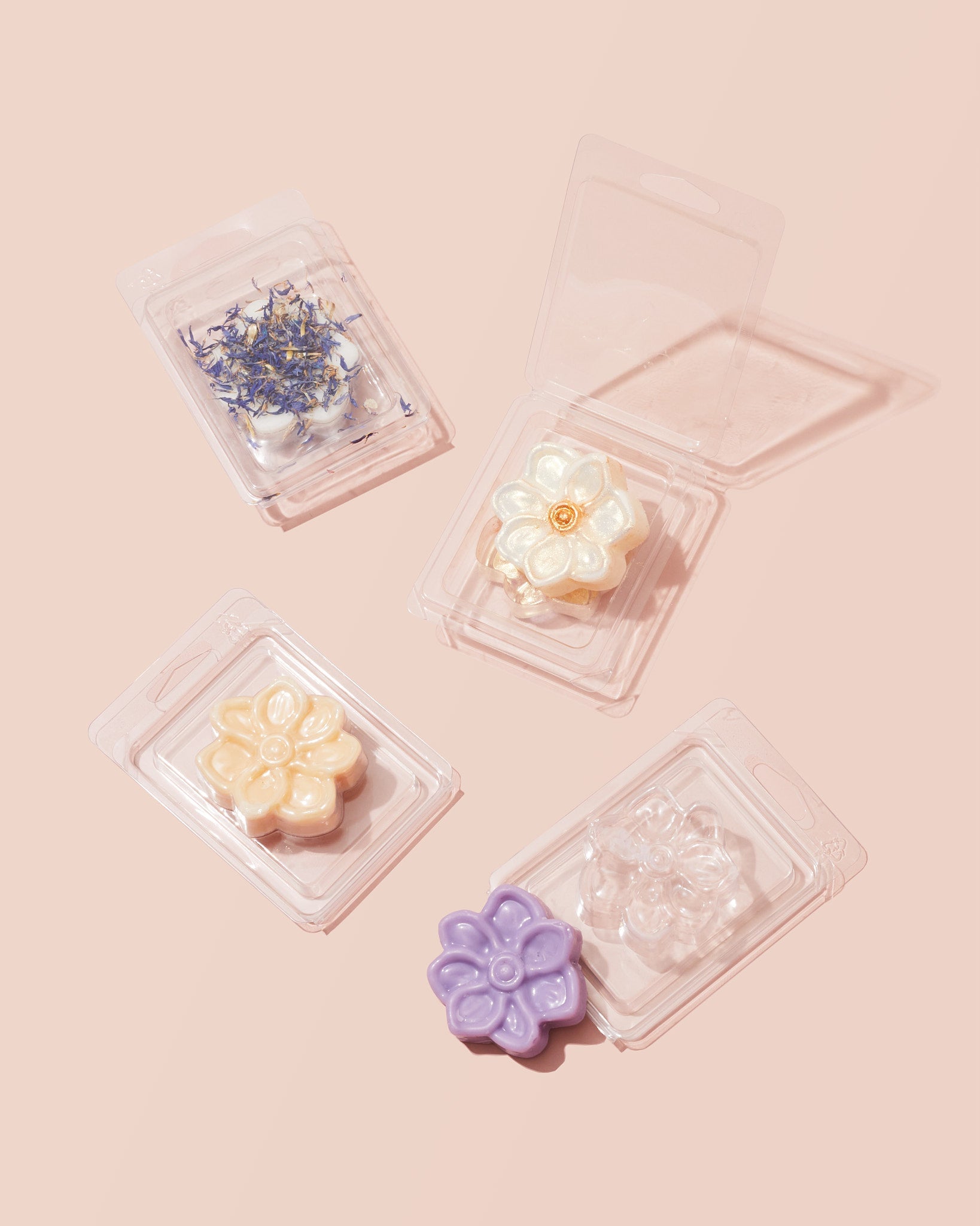 RECYCLED PLASTIC 1 CAVITY FLOWER CLAMSHELL – makesy®