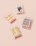 recycled plastic cavity square clamshell - set of 100 – makesy®