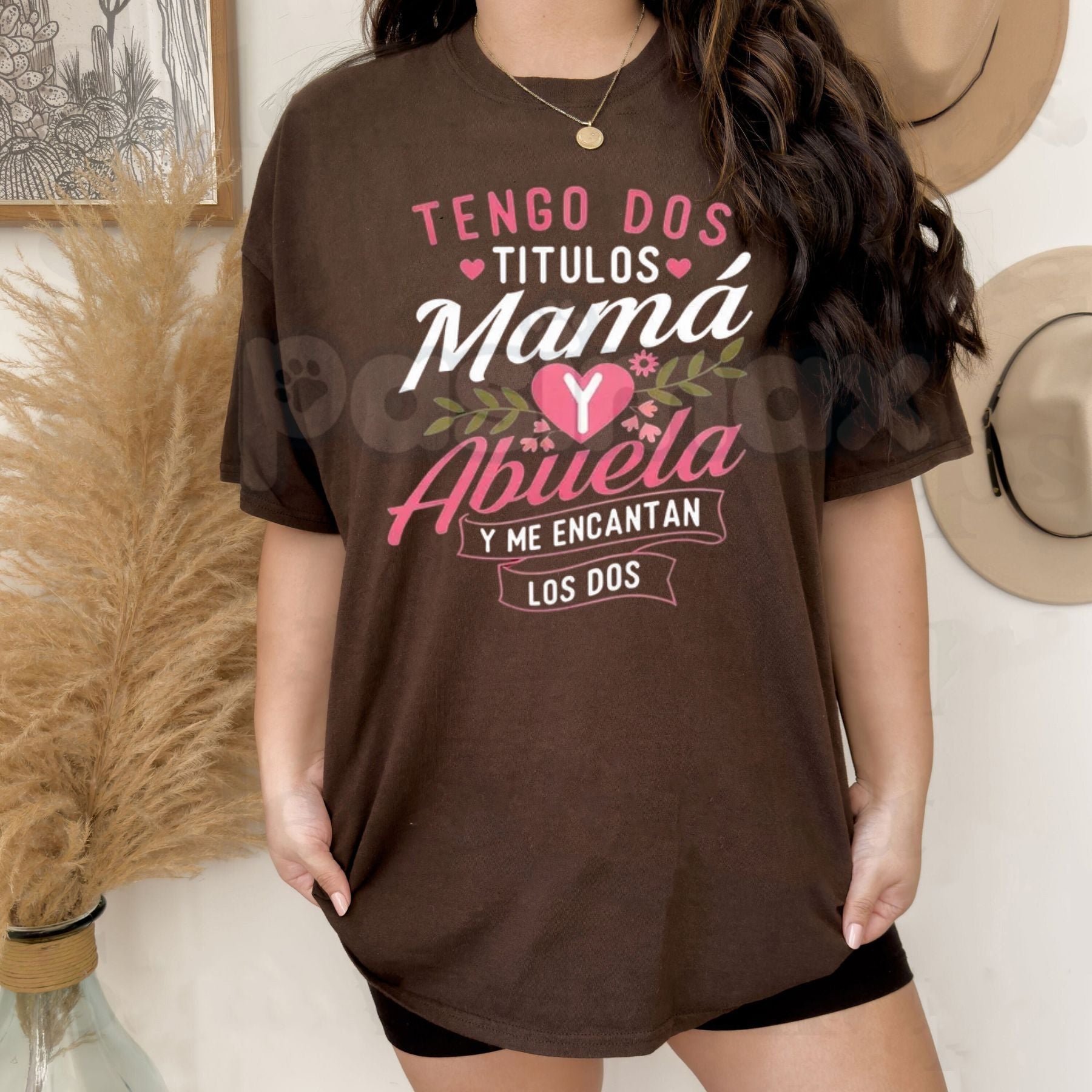 "Mom and Grandma" Two Titles T-Shirt – Heartwarming Mother's Day Graphic Tee, Remastered Heavy Cotton Matriarch Top, Soft Lived-In Heavyweight Family Legacy Shirt, Made in USA