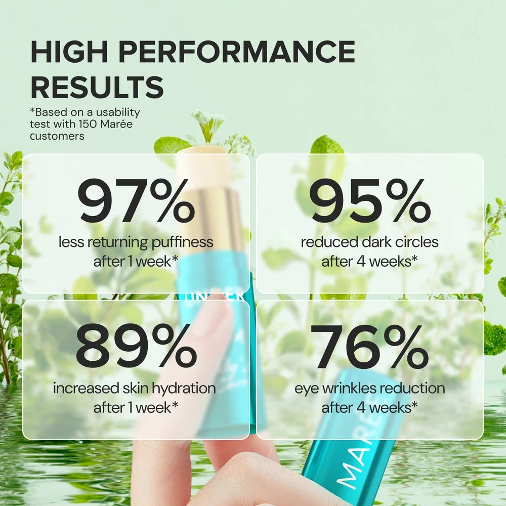 Maree Instant Eye Smoother Balm — in-use photo