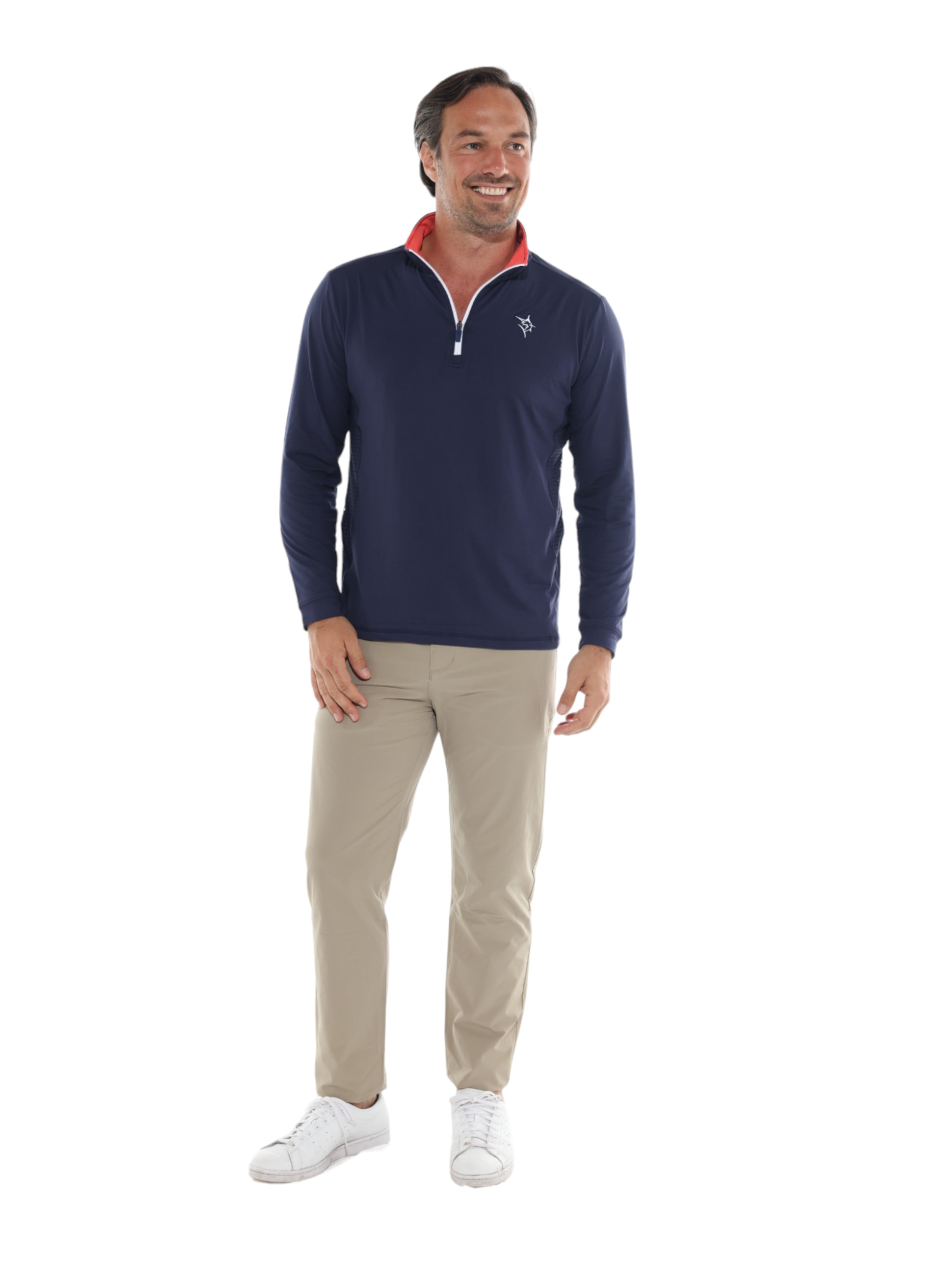 White Water Life Monterey Performance Quarter Zip — detail shot 6