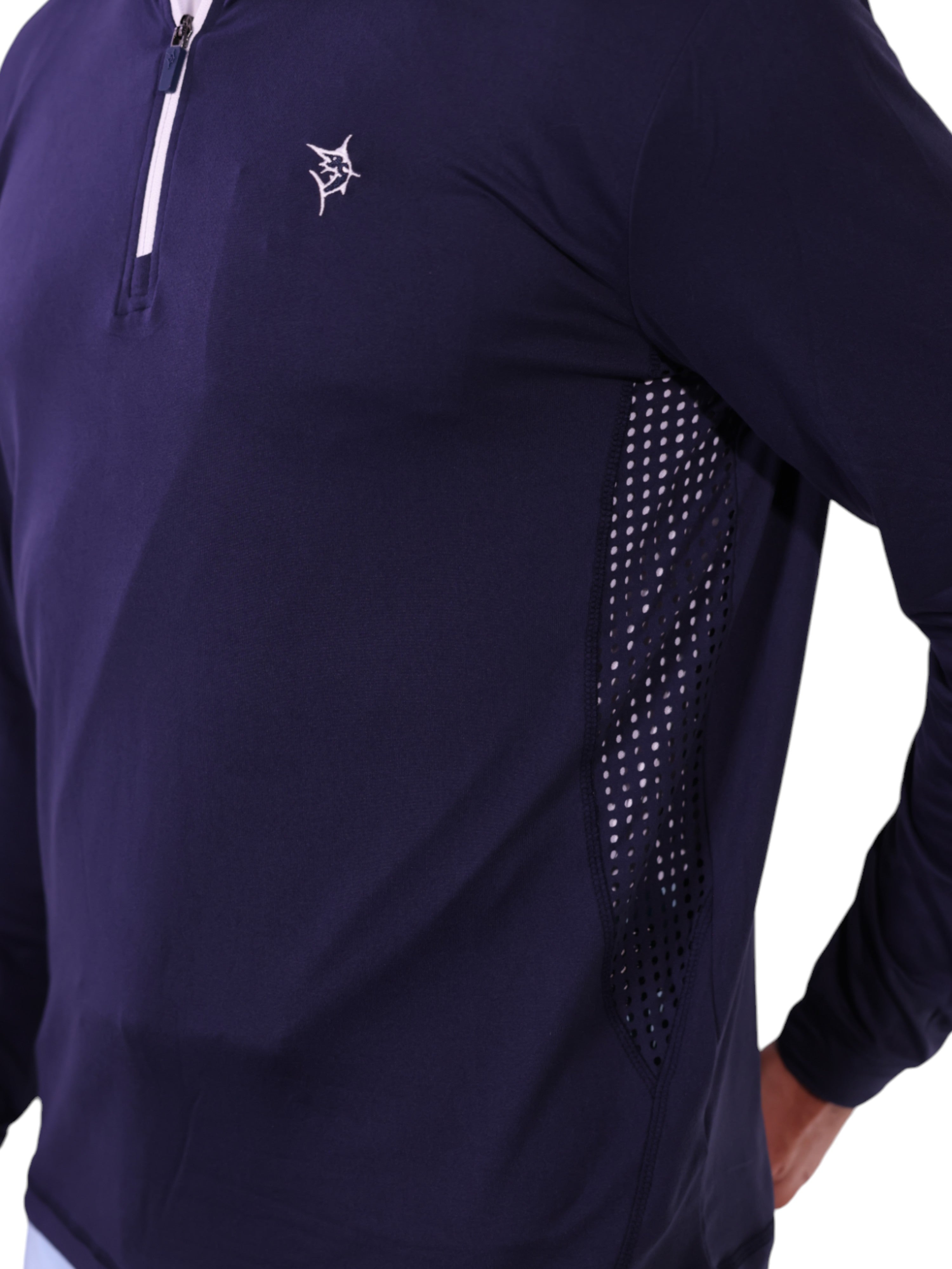 White Water Life Monterey Performance Quarter Zip — detail shot 7
