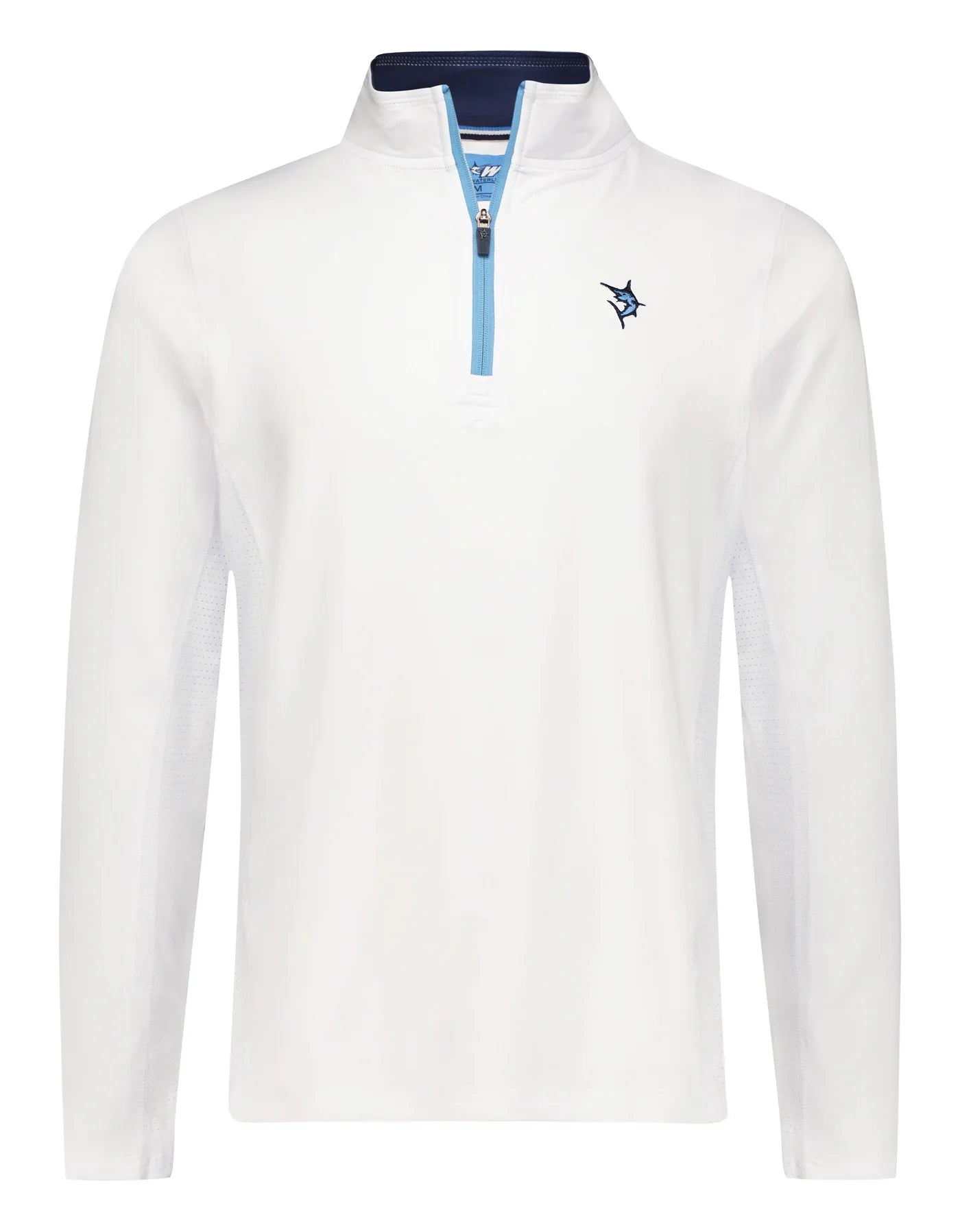 Montauk Quarter Zip Midweight Comfort – White Water Life, view 8