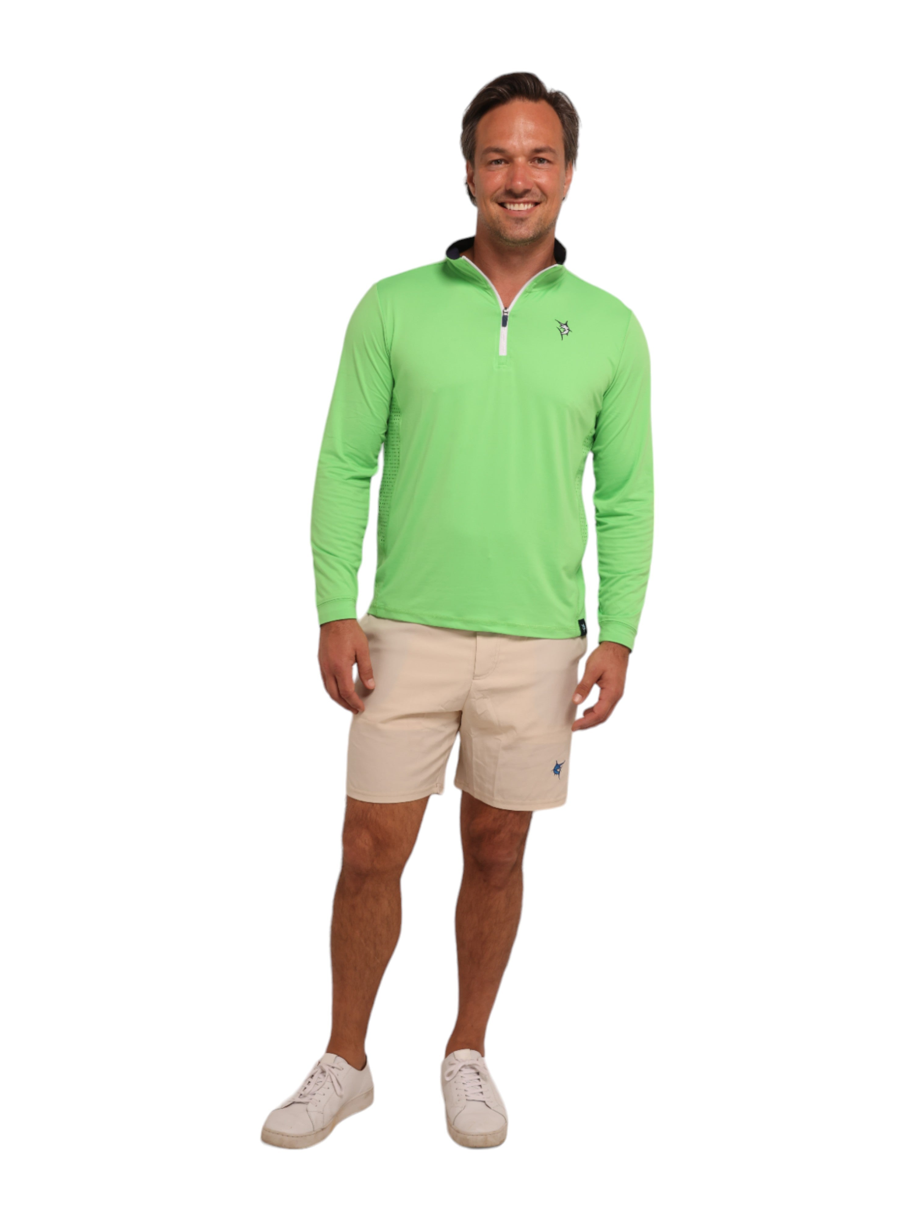 White Water Life Monterey Performance Quarter Zip — back view