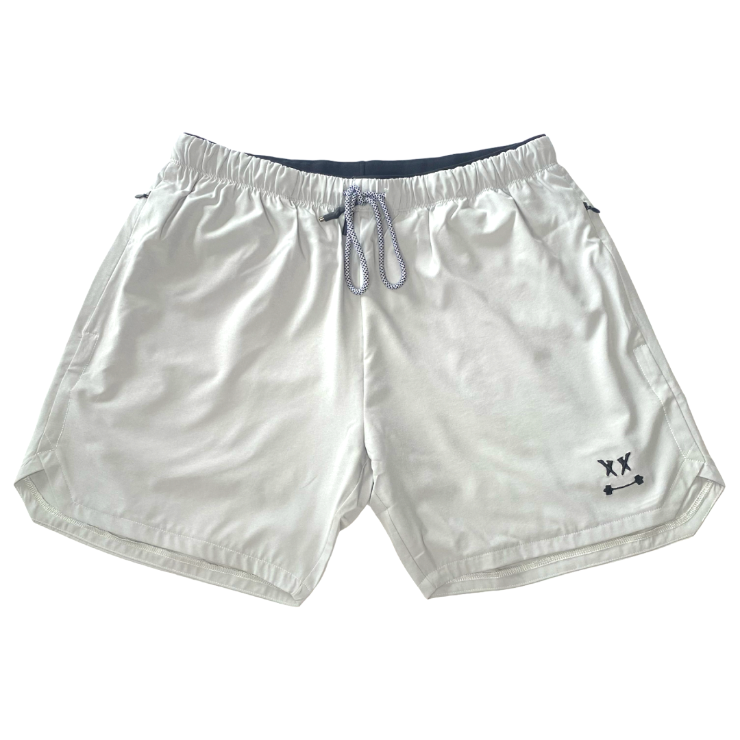 BLACKOUT BARBELL Men's Pro Short (Moon) — main product shot