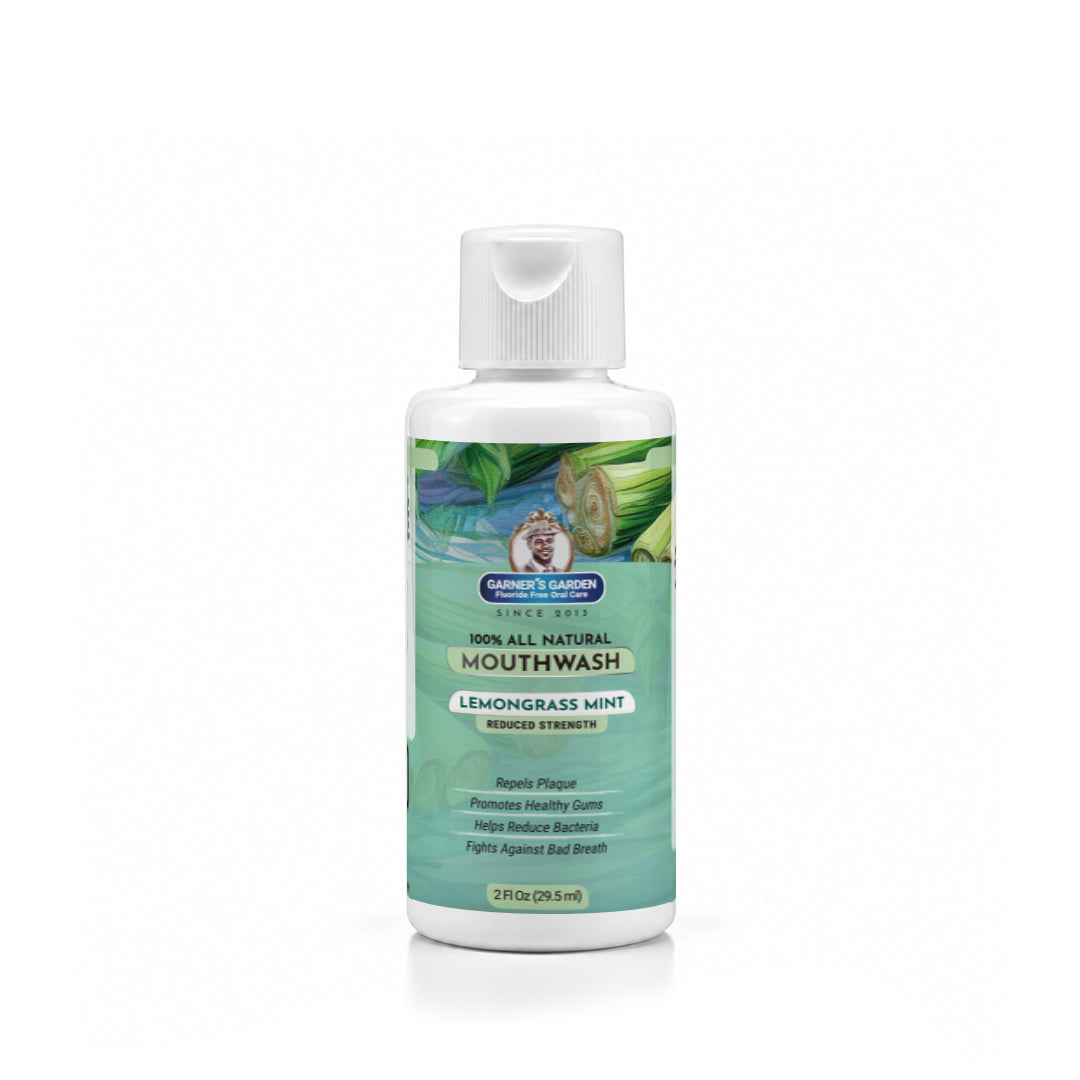 Travel Sized - Natural Mouthwash | H2O2 | Fluoride Free by Garner's Garden