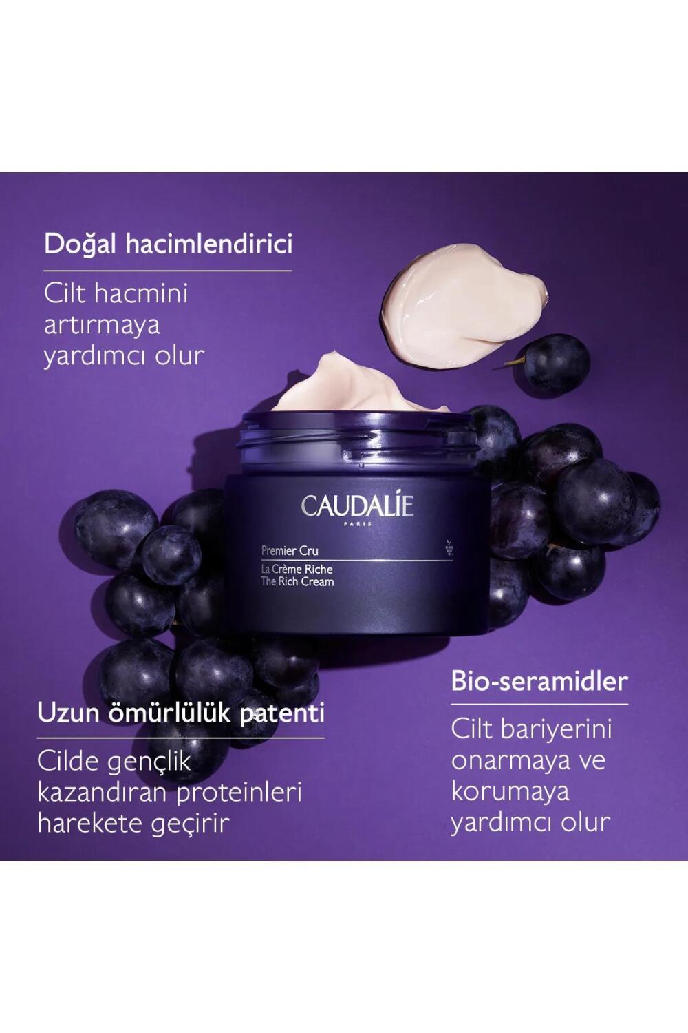 Caudalie Premier Cru The Rich Cream 2025 - Luxury Moisturizing Cream for Anti-Aging Skincare