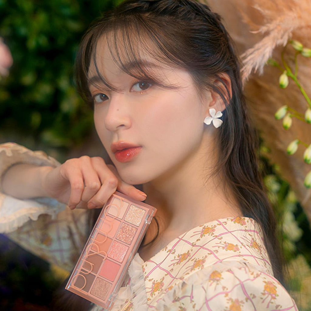 rom&nd Better Than Palette Eyeshadow Palette 02 Mahogany Garden - 10 Shade Eyeshadow Palette for Versatile Makeup Looks