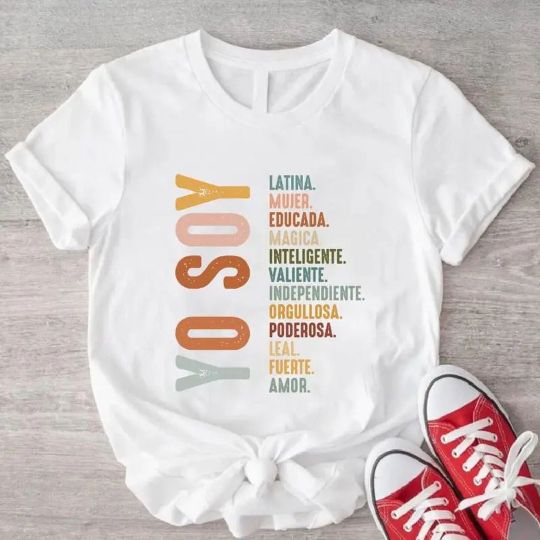 Pasimax Mujer Latina Power Tee — main product shot