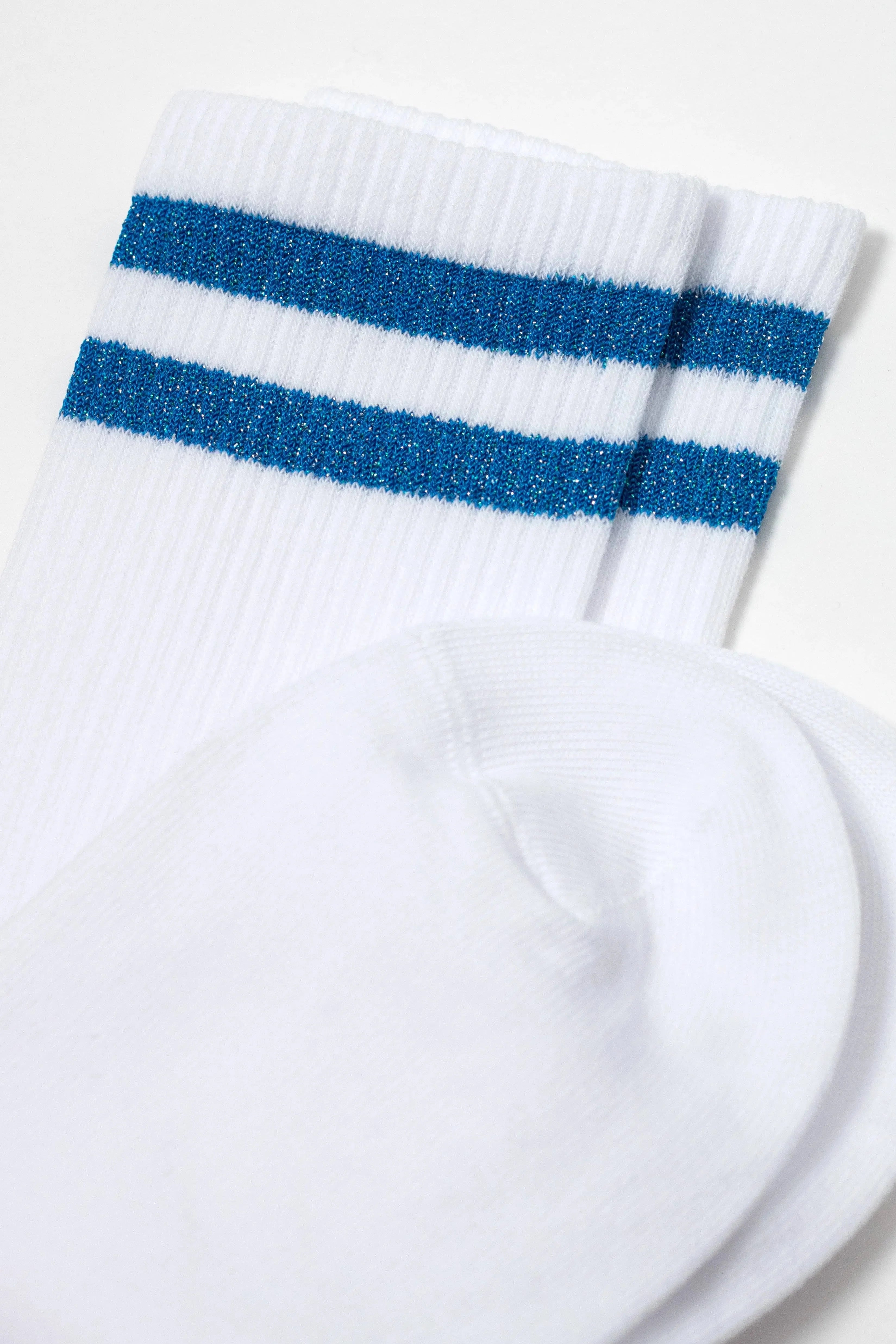 TheRanok.com Conte Cotton Long Socks Active 157 - Lurex Stripes — product on model