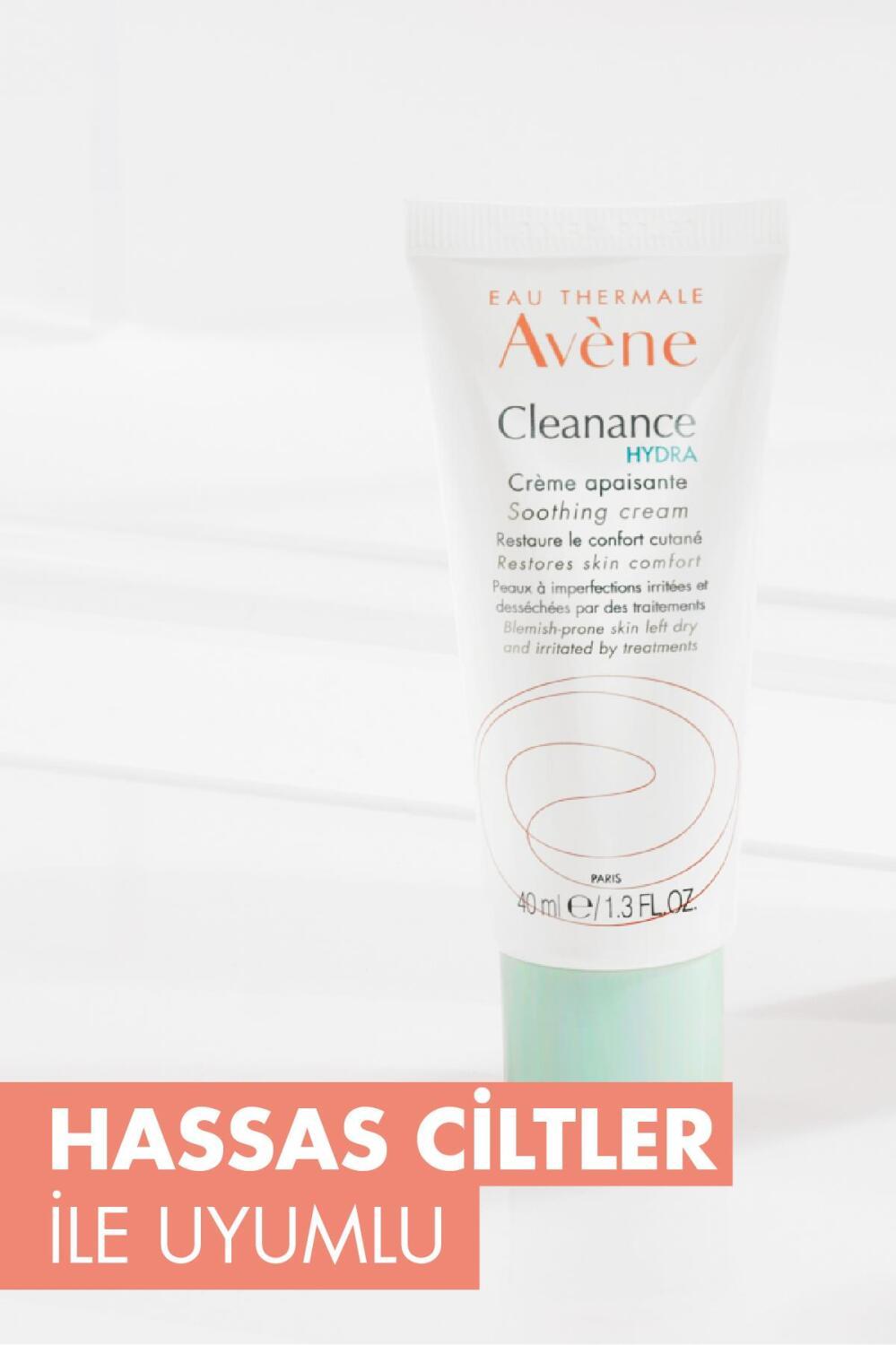 Avene Cleanance Hydra Cream 40ml - Soothing Moisturizing Cream for Sensitive Oily Skin