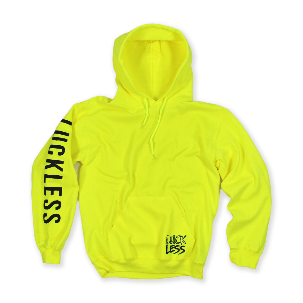 Luckless Outfitters My Dog Said You're A Bitch Hoodie — detail close-up