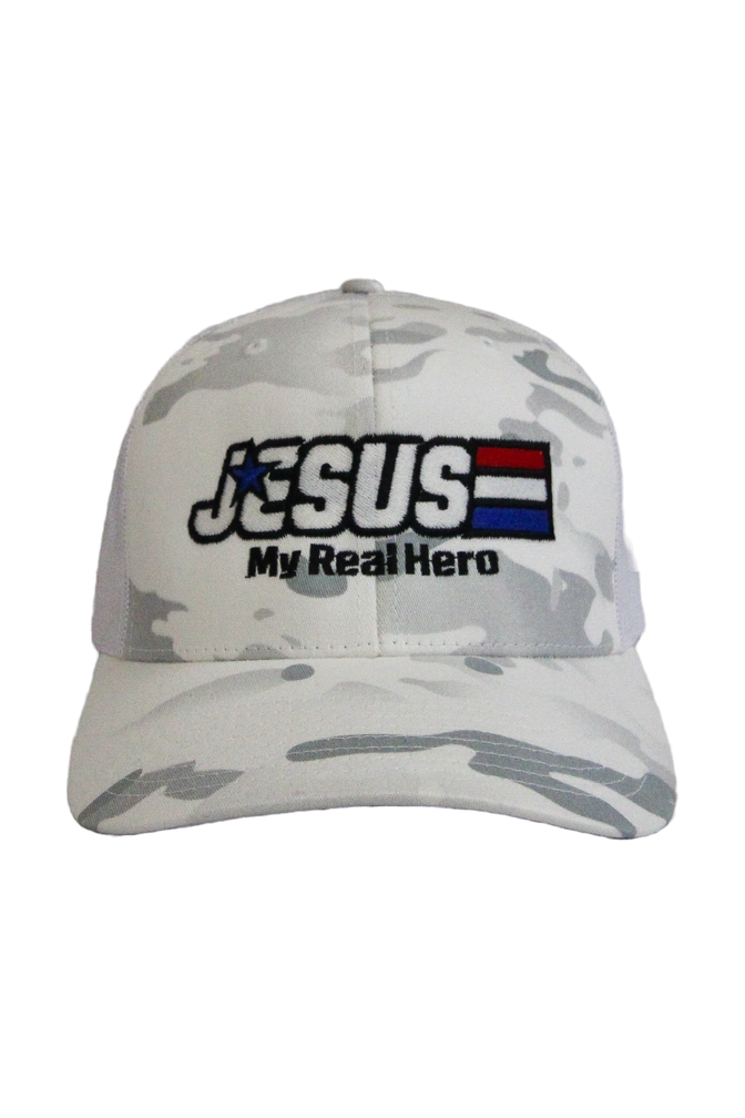 Pretty Little Patriot Pretty Little Patriot Jesus My Real Hero Hat -clearance — construction detail