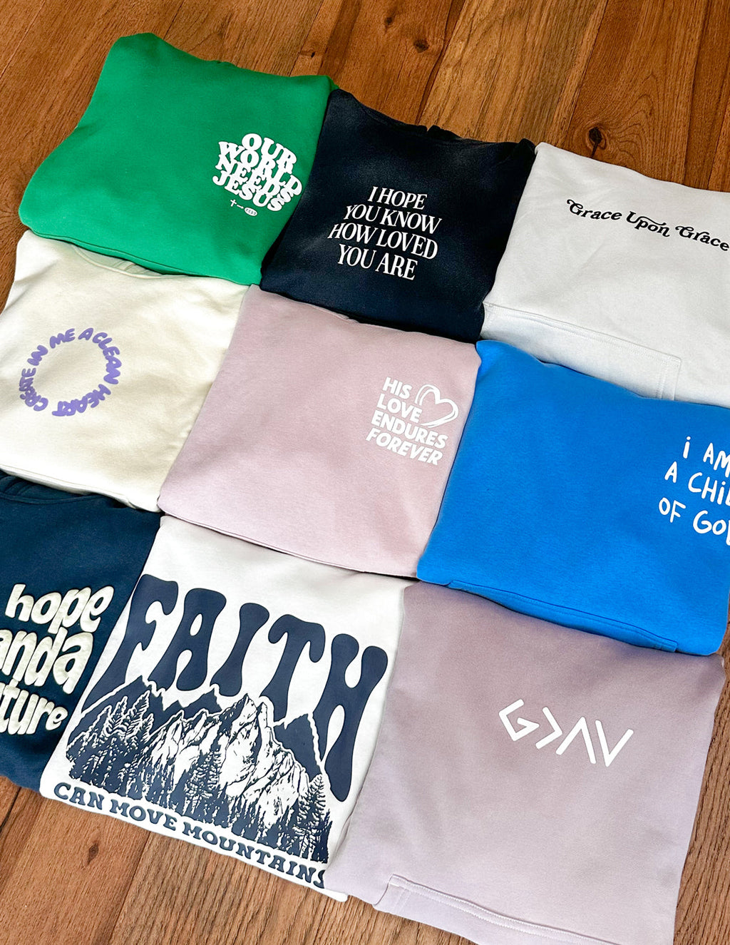 Elevated Faith Mystery Hoodie — lifestyle context