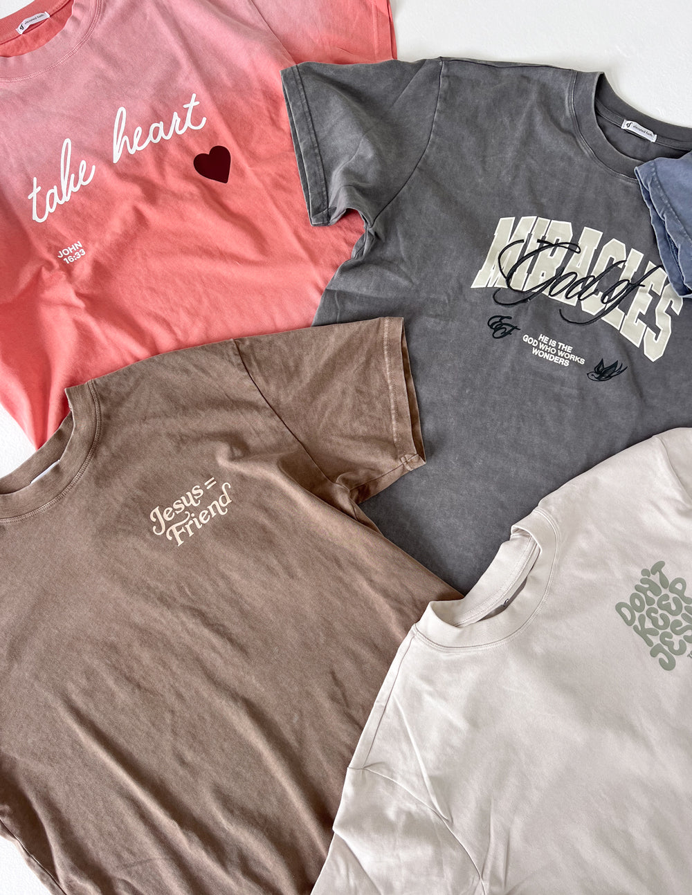 Elevated Faith Mystery Tee — lifestyle context