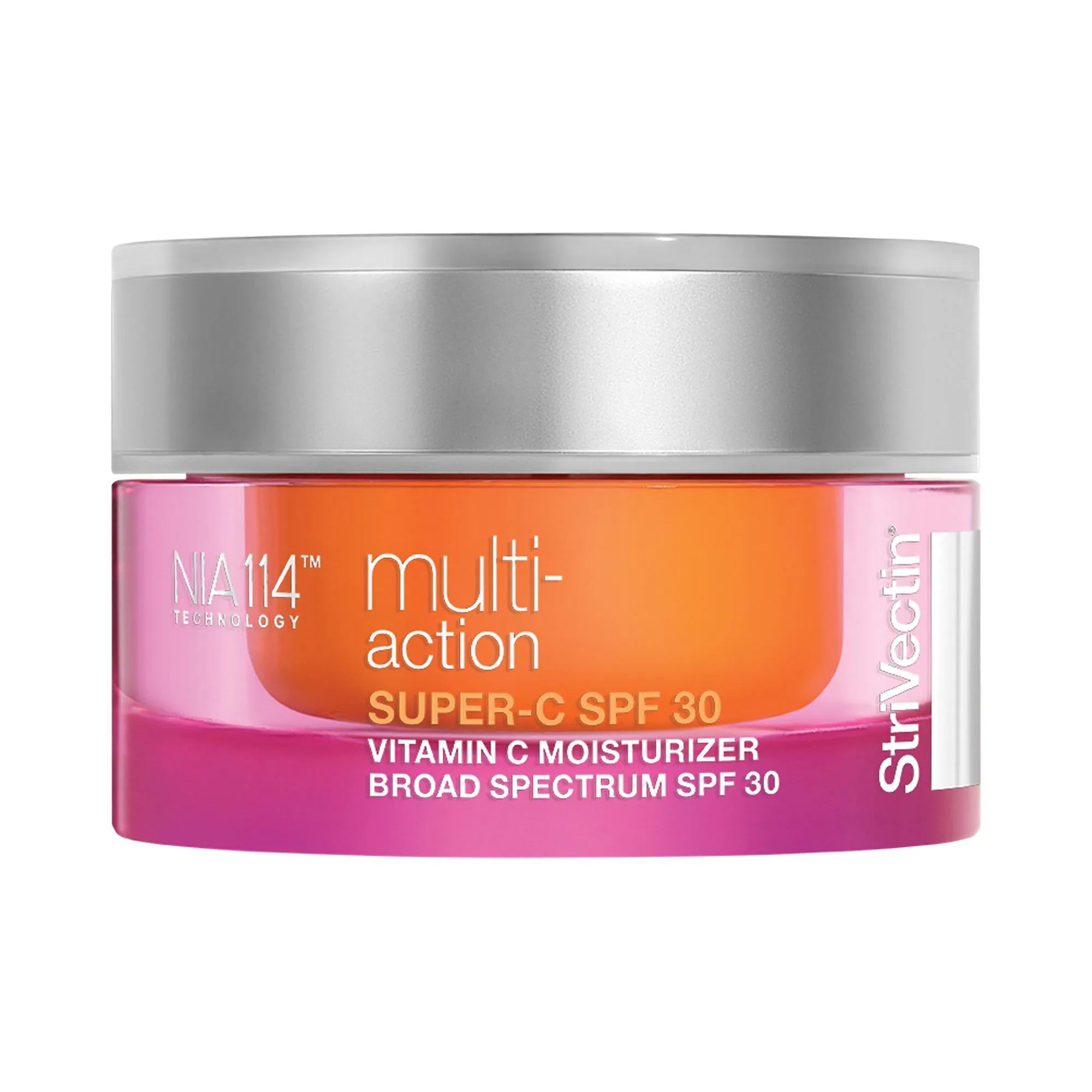 Super-C - Vitamin C Face Moisturizer with SPF 30 - Anti-Aging, Brightening, Vegan Skincare for Normal, Dry, Combination, and Oily Skin