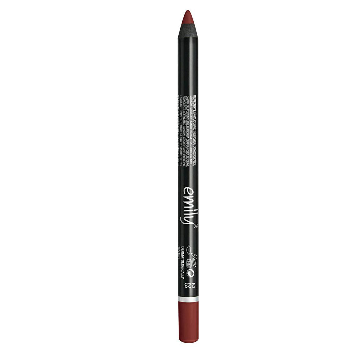 Emily Long Lasting Lip Pencil - Precise, Long-Lasting Lip Color in Modern Shades