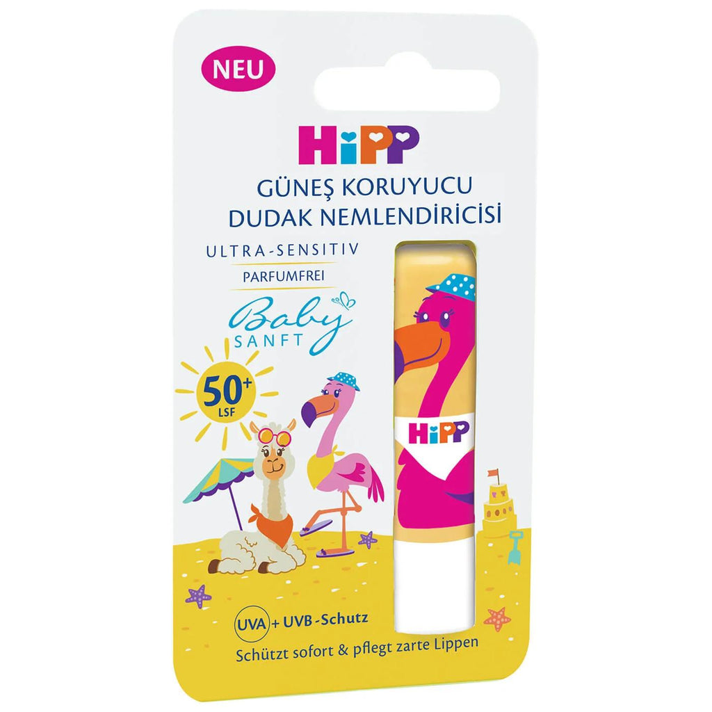 Hipp Lip Sunscreen Balm - SPF 50+ Protection | 0.15 oz