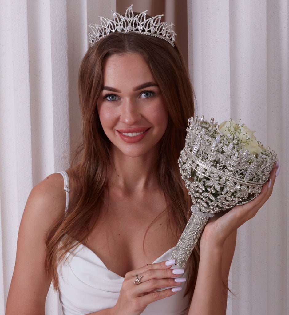 Elegant Hand Bouquet, Wedding Bouquet – Bridal Port, view 3