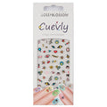 Cuevly Glossy Blossom Nail Stickers - Easy DIY Nail Art Decoration for Fingernails and Toenails, Variety of Designs
