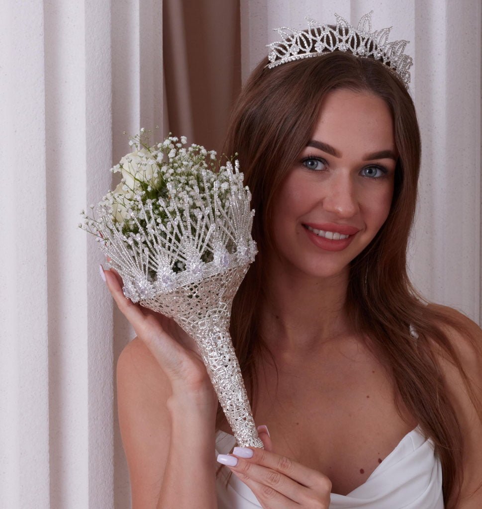 Deluxe Hand Bouquet, Wedding Bouquet – Bridal Port, view 8