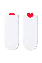 TheRanok.com Cotton Ankle Socks Conte Active - 221 Picot Heart — lifestyle context
