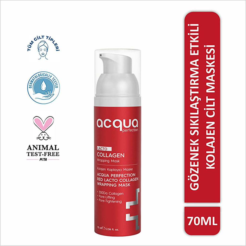 Acqua Perfection Collagen Face Mask - Anti-aging Skincare, Skin Tightening Mask, 2.37 fl oz