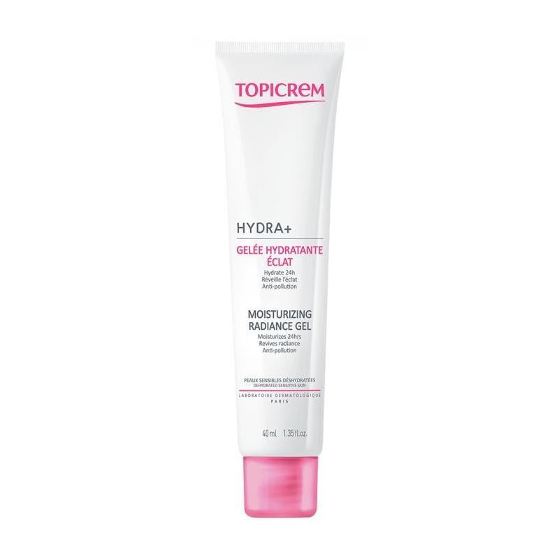 Topicrem Hydra Radiance Gel - 24 Hour Moisturizing Gel Cream for Dry Skin, Non-Greasy, Topicrem Hydra Radiance Gel