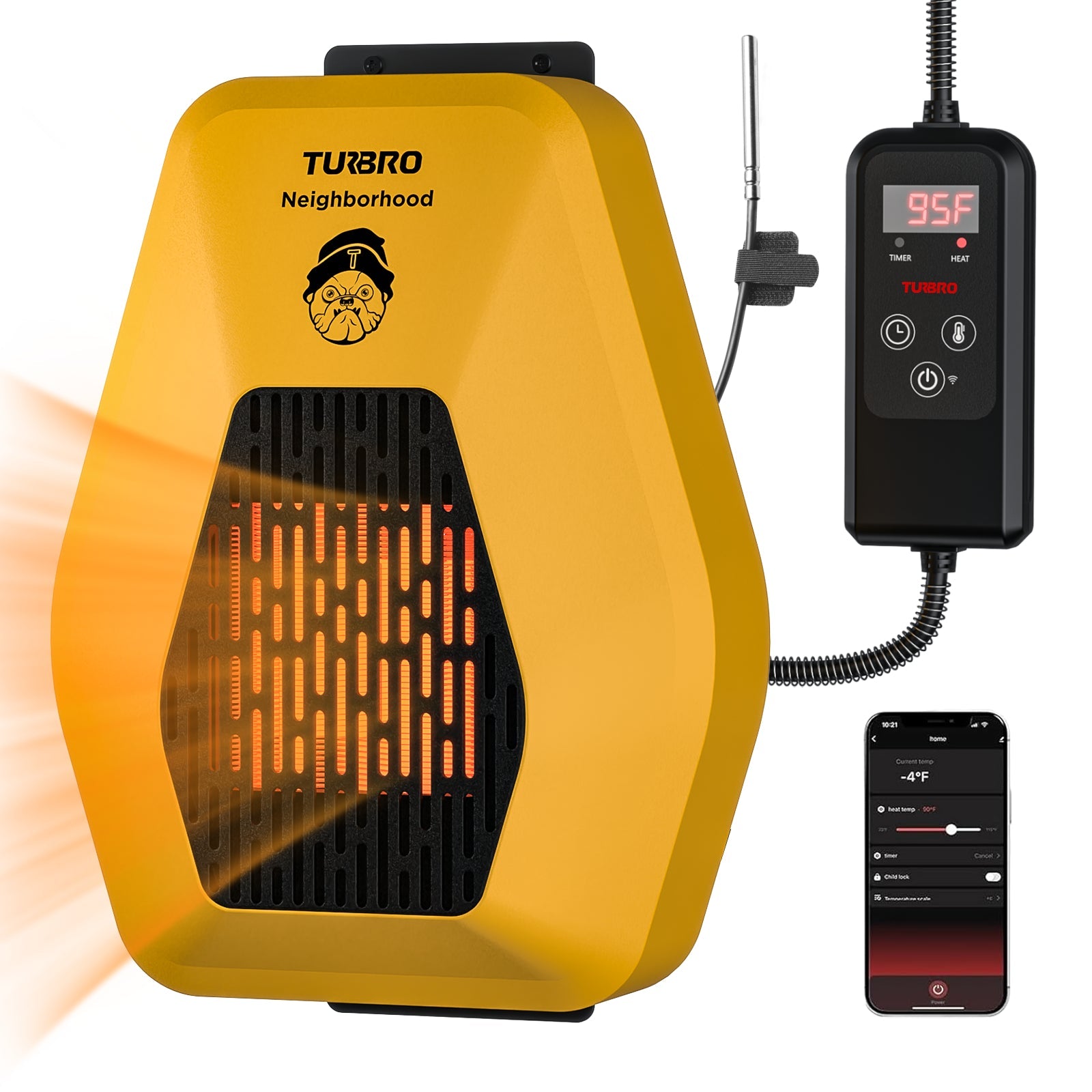 Neighborhood DH800A Dog House Heater – TURBRO, view 8