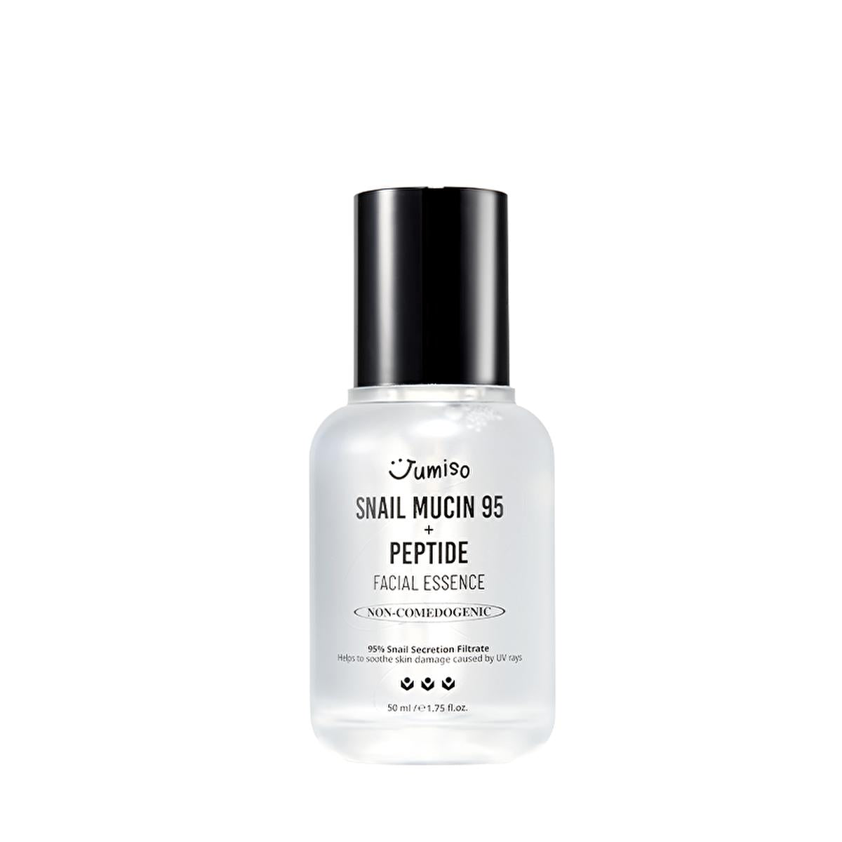 Jumiso Snail Mucin & Peptide Facial Serum: Boost Elasticity, Repair Skin Barrier, Korean Anti-Aging Formula - 50ml