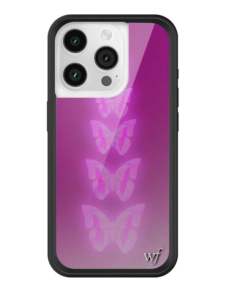 Neon Butterfly iPhone Case