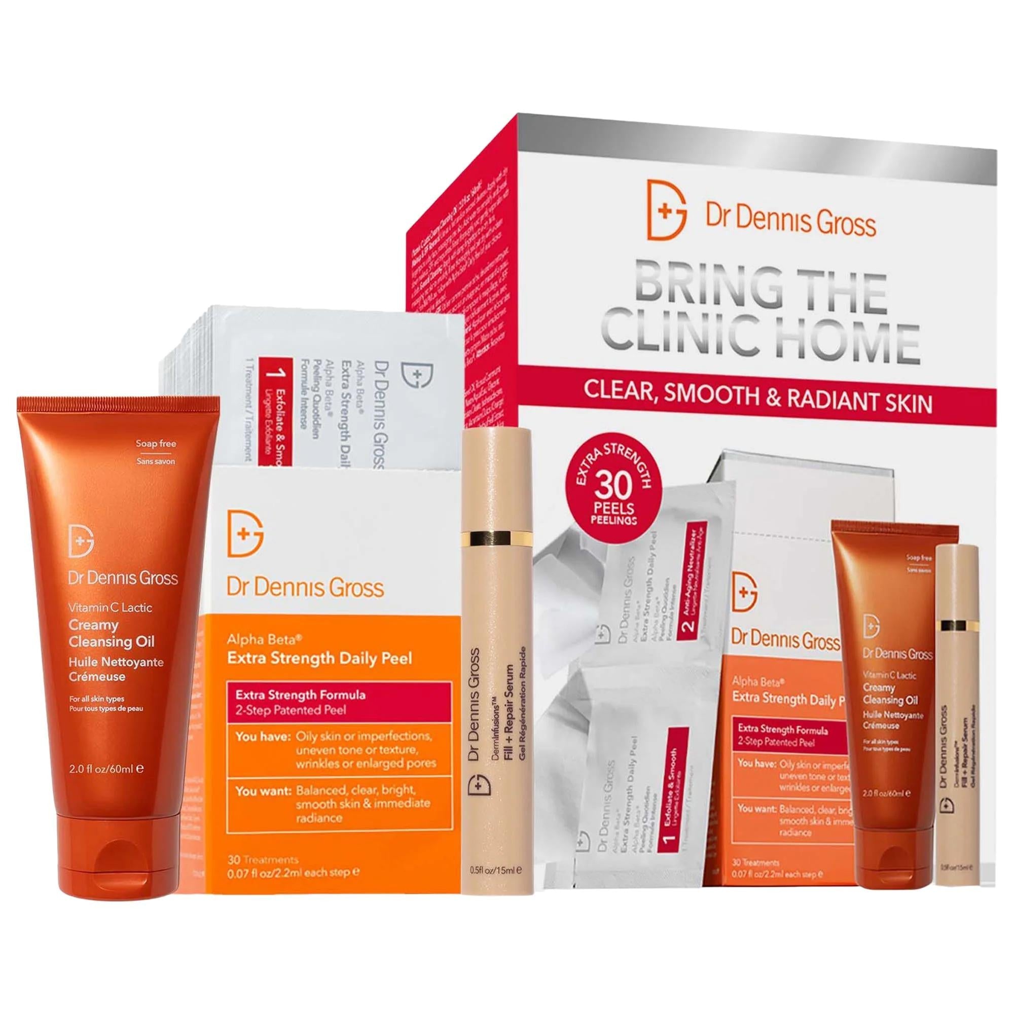 Dr. Dennis Gross: Alpha Beta¨ Extra Strength Daily Peel Kit - Exfoliate, Brighten & Renew Skin. Vegan, Cruelty-Free Skincare