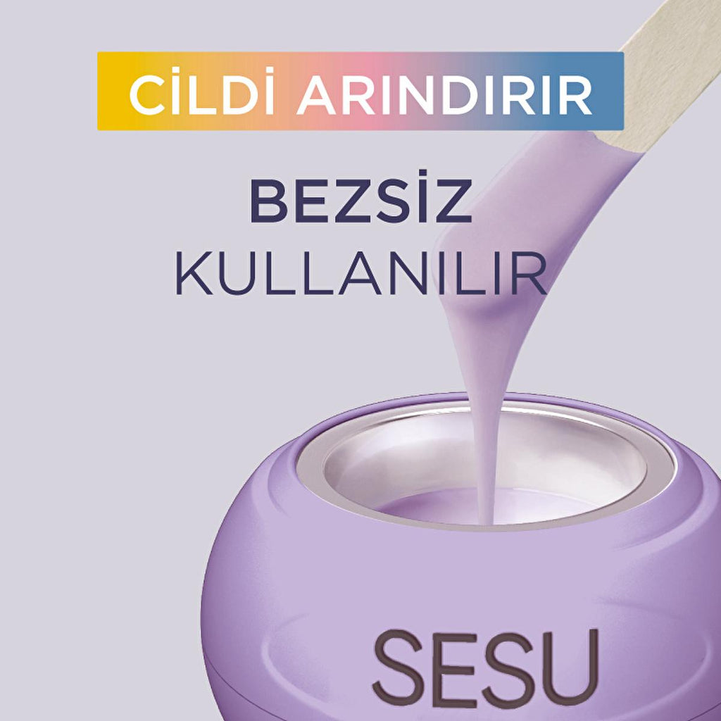 Sesu Boncuk Sir Ağda - Hypoallergenic Bubble Gum Scented Hair Removal Wax for Sensitive Skin