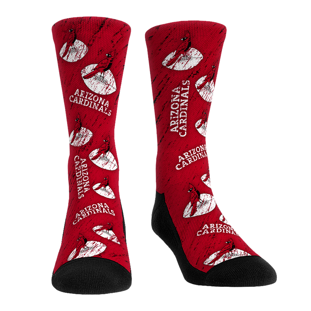 Rock 'Em Socks Rock 'Em Socks Arizona Cardinals - Throwback All-Over — main product shot