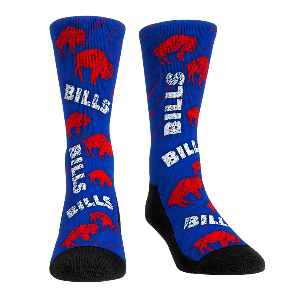 Rock 'Em Socks Rock 'Em Socks Buffalo Bills - Throwback All-Over — main product shot