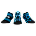 Rock 'Em Socks Carolina Panthers - Low Cut - Make Some Noise (3-Pack) — main product shot