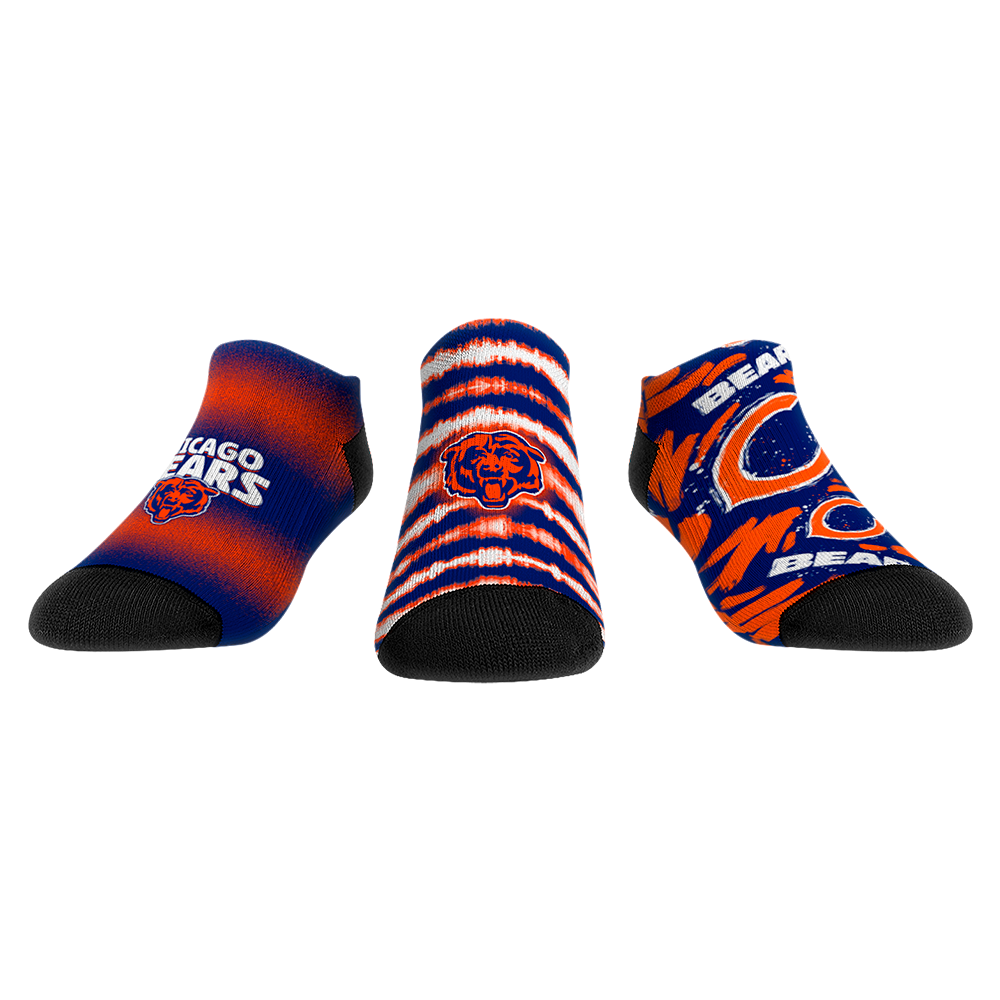Rock 'Em Socks Rock 'Em Socks Chicago Bears - Low Cut - Make Some Noise (3-Pack) — main product shot