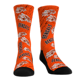 Rock 'Em Socks Cincinnati Bengals - Throwback All-Over