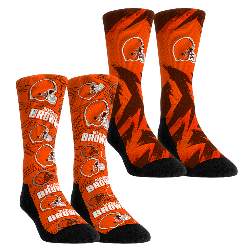 Rock 'Em Socks Rock 'Em Socks Cleveland Browns - Game Day 2-Pack — main product shot
