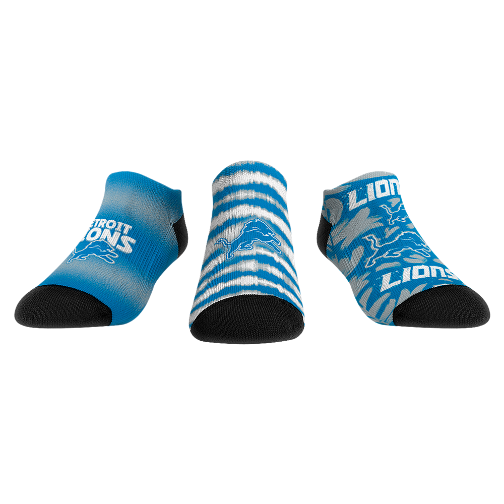 Rock 'Em Socks Rock 'Em Socks Detroit Lions - Low Cut - Make Some Noise (3-Pack) — main product shot