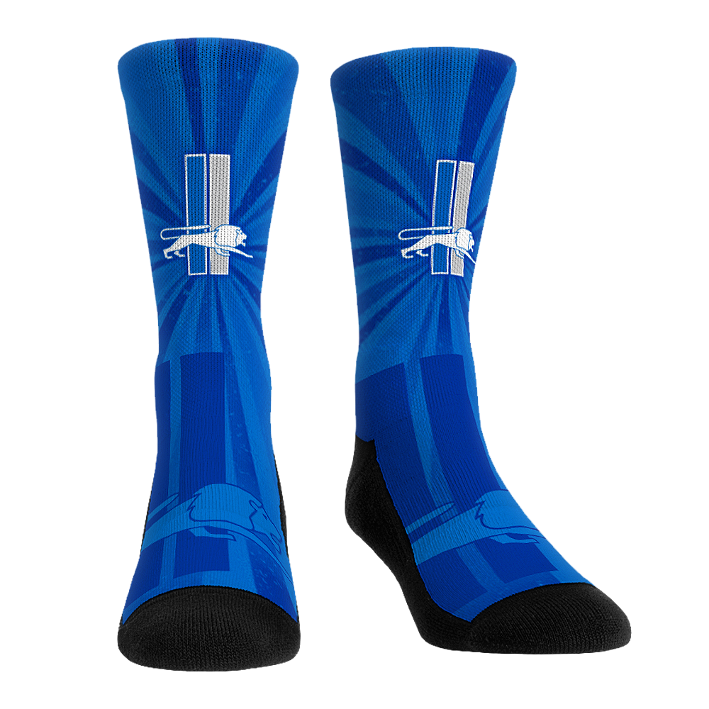 Rock 'Em Socks Rock 'Em Socks Detroit Lions - Throwback Swirl — main product shot