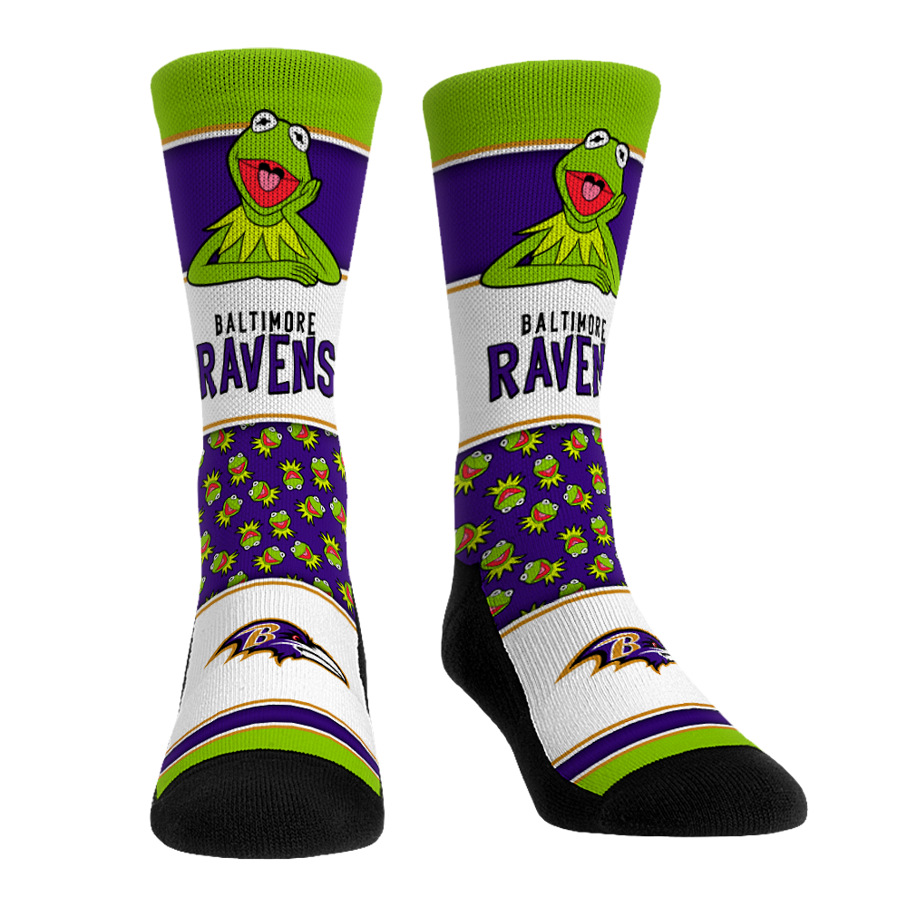 Rock 'Em Socks Rock 'Em Socks Baltimore Ravens - The Muppets - Kermit Showcase — main product shot