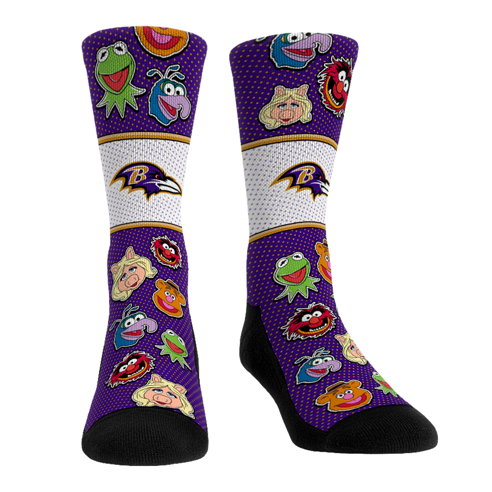 Rock 'Em Socks Rock 'Em Socks Baltimore Ravens - The Muppets - Muppet Mayhem — main product shot
