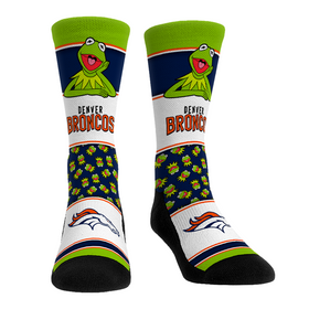 Rock 'Em Socks Denver Broncos - The Muppets - Kermit Showcase