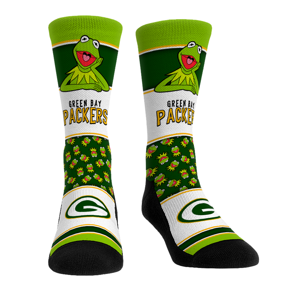 Rock 'Em Socks Rock 'Em Socks Green Bay Packers - The Muppets - Kermit Showcase — main product shot