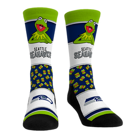 Rock 'Em Socks Seattle Seahawks - The Muppets - Kermit Showcase
