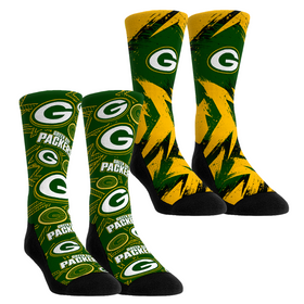 Rock 'Em Socks Green Bay Packers - Game Day 2-Pack