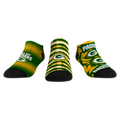 Rock 'Em Socks Green Bay Packers - Low Cut - Make Some Noise (3-Pack) — main product shot